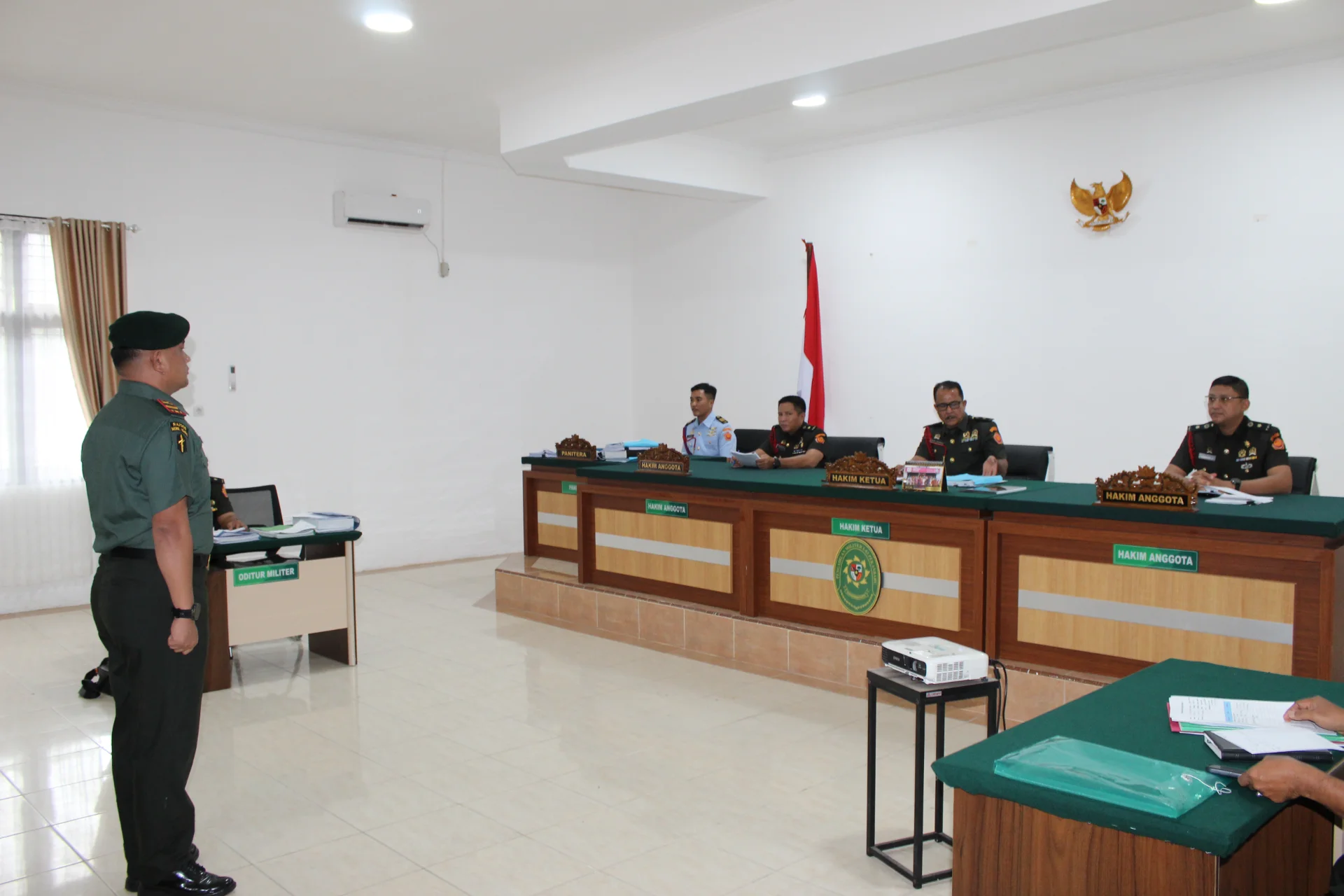 Persidangan Pengadilan Militer I-03 Pekanbaru 24 September 2026