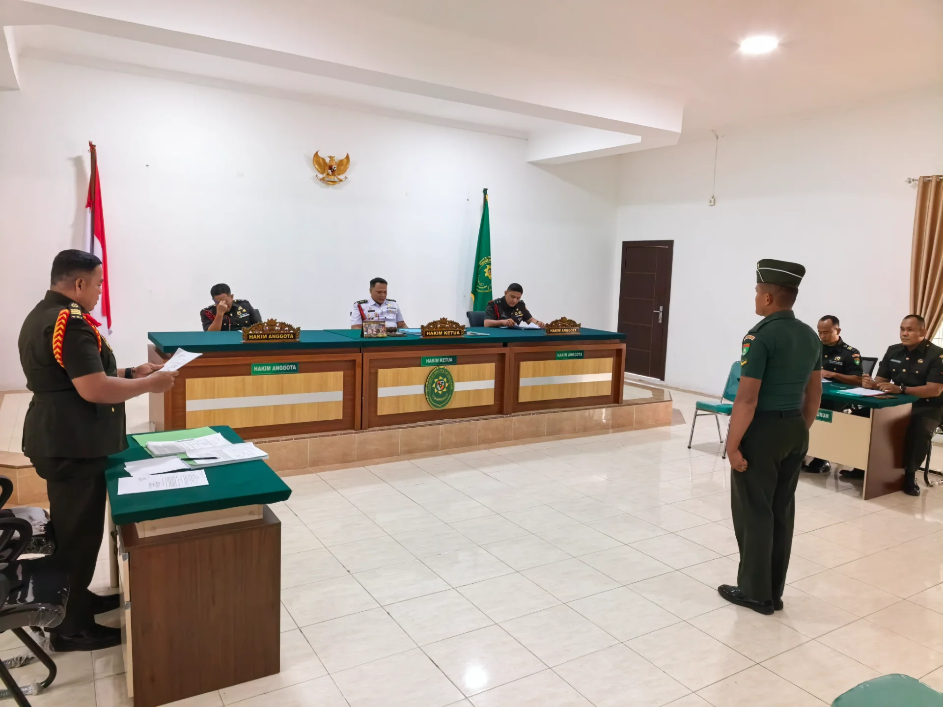 Persidangan Pengadilan Militer I-03 Pekanbaru 30 Septmber 2026