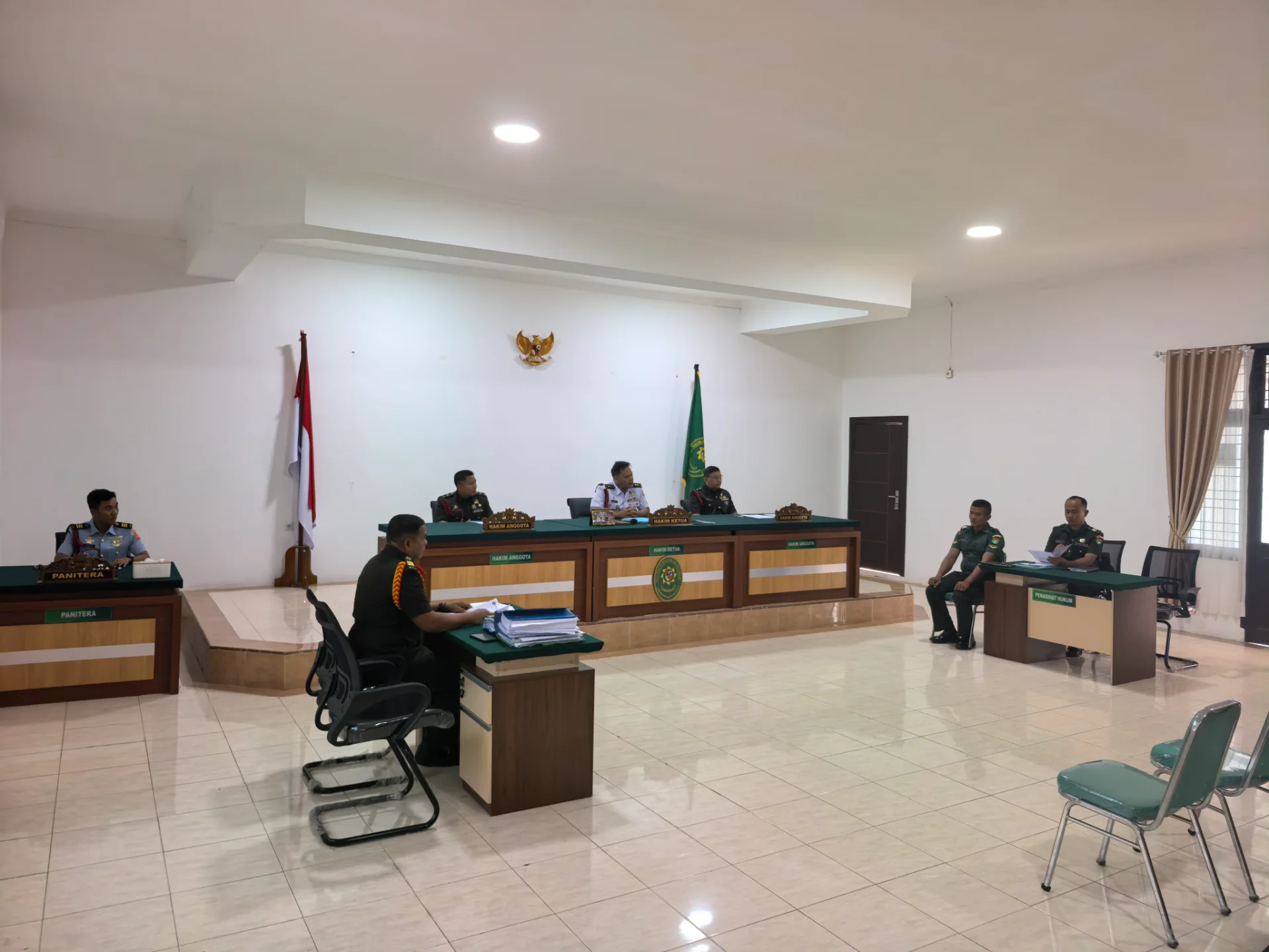 Persidangan Pengadilan Militer I-03 Pekanbaru, 1 Oktober 2026