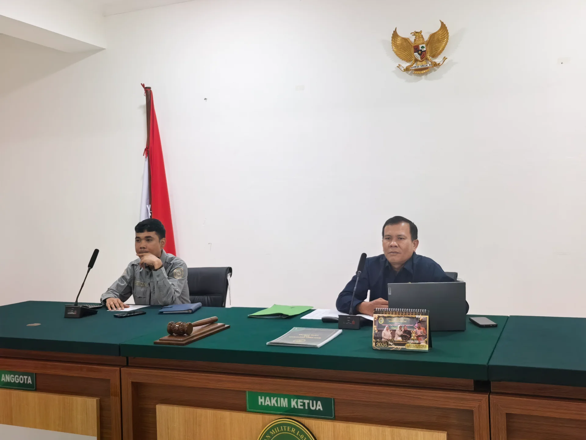 Perkuat Akuntabilitas Pengelolaan Keuangan, Pengadilan Militer I-03 Pekanbaru Ikuti Konsolidasi Laporan Keuangan Triwulan III Tahun 2026
